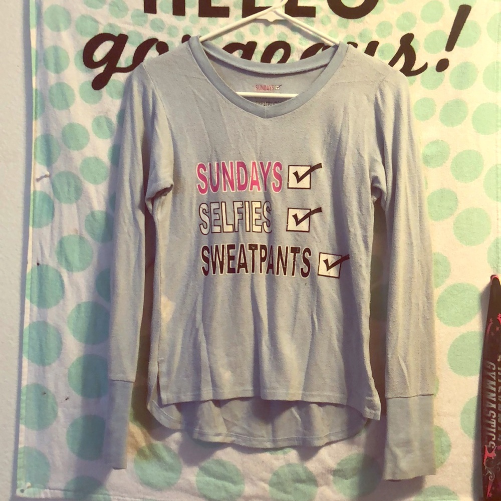 Long sleeve blue girls Sweater from Bloomingdales